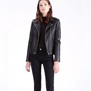 Iro han leather jacket